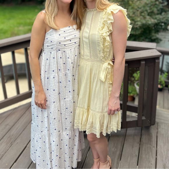 Ulla Johnson | Dresses | Ulla Johnson Yellow Lace Dress Size | Poshmark